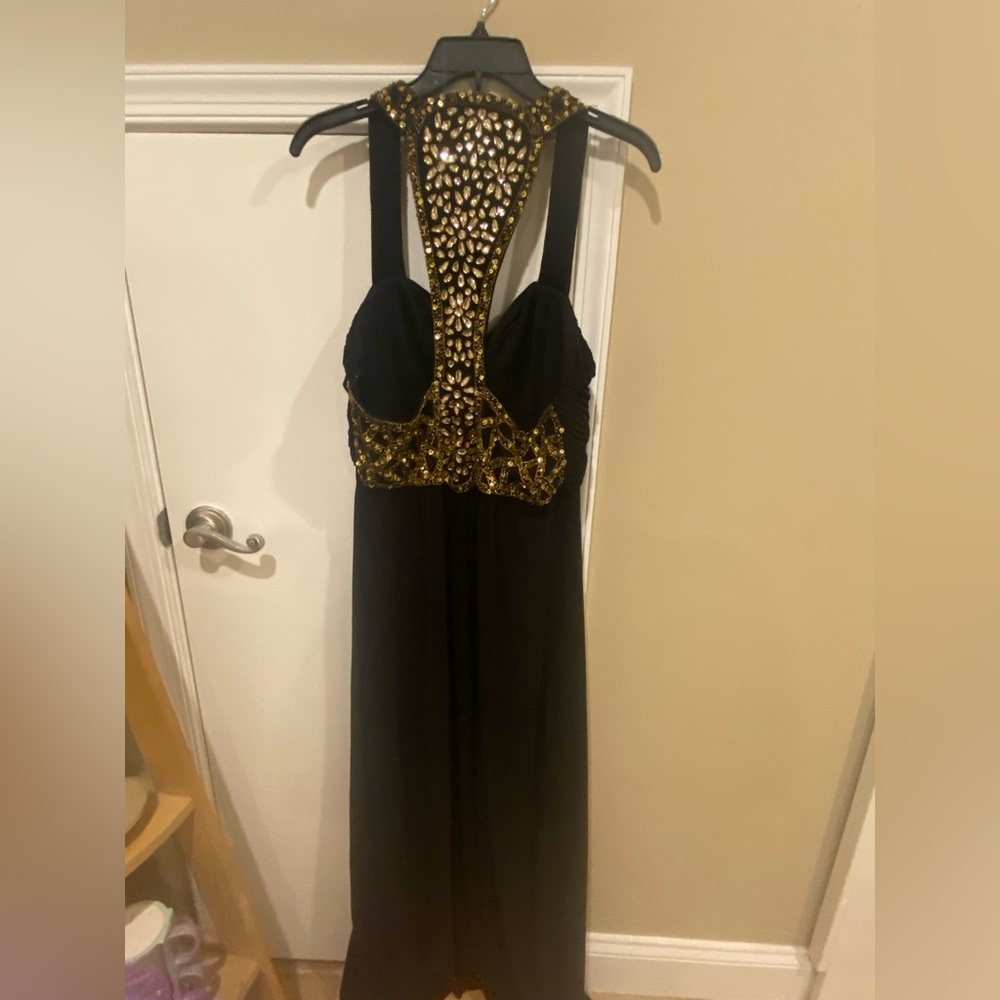 Formal Dress with Beaded Back